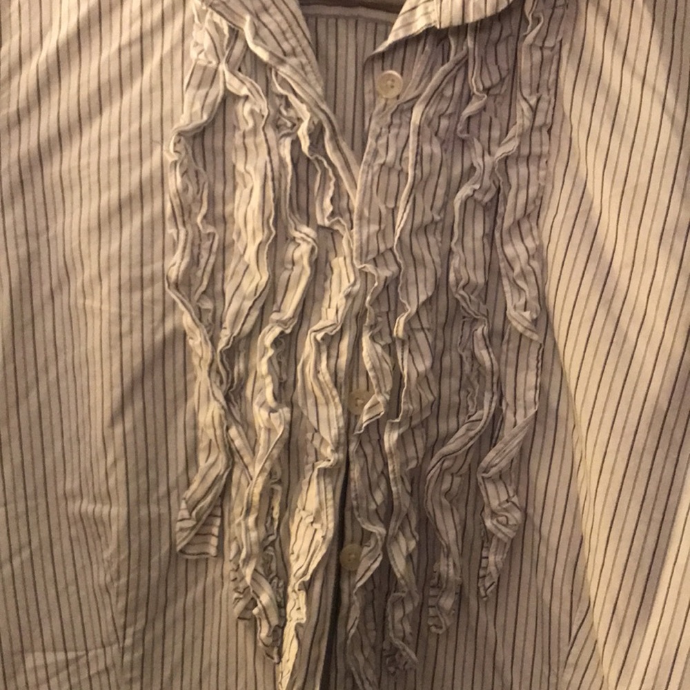 Burberry striped shirt with ruffles - Picture 2 of 4